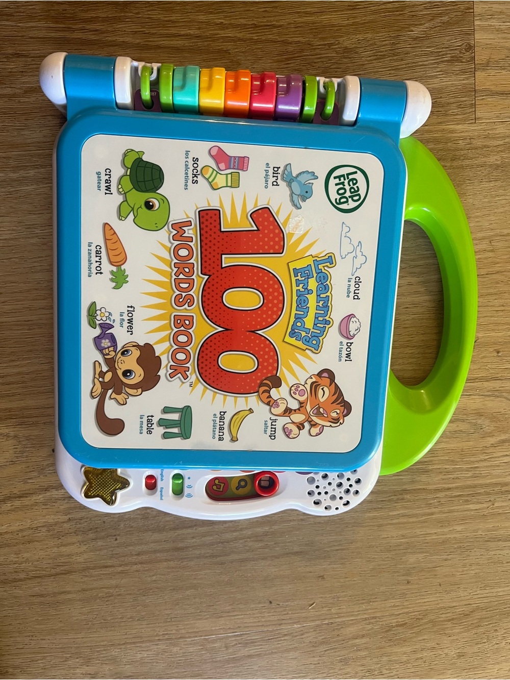 LeapFrog Learning Friends 100 Words Book - Blue & Green